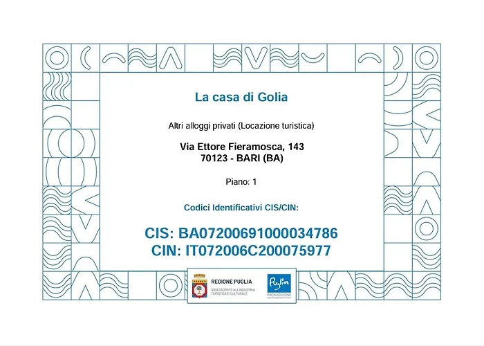 La Casa Di Golia Апартаменты